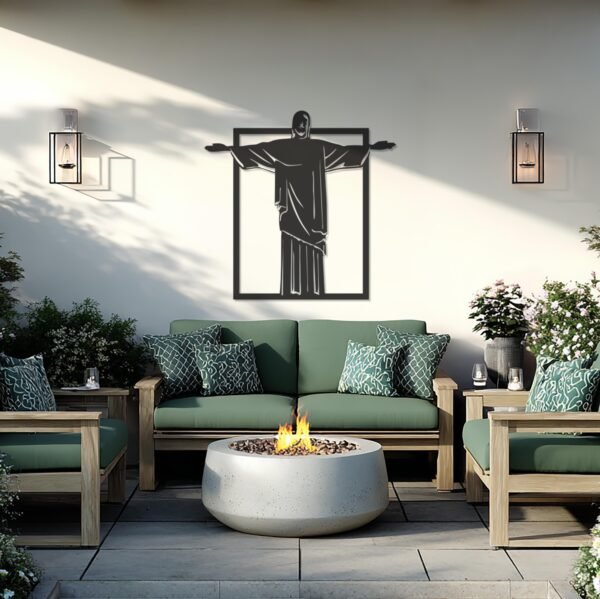 Christ the Redeemer — metal wall art