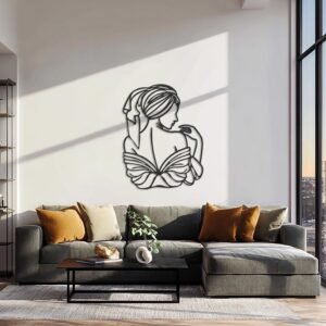 Elegant Woman Line Elegant Woman Line — metal wall art