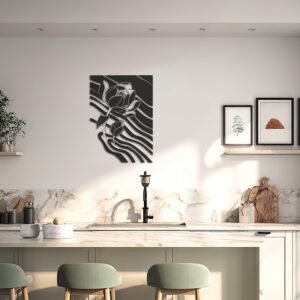 Floral Harmony — metal wall art