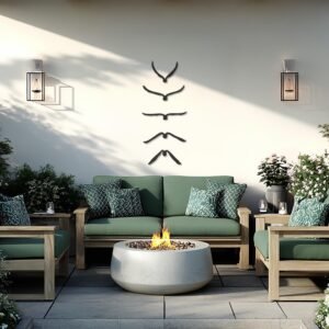 Flying Birds — metal wall art
