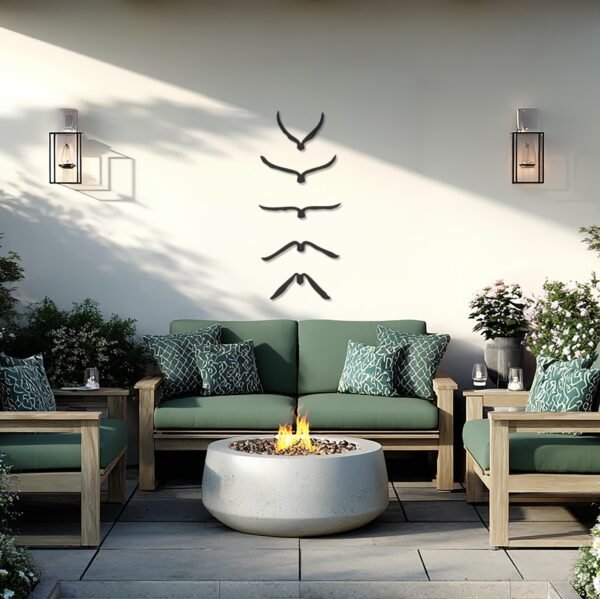 Flying Birds — metal wall art