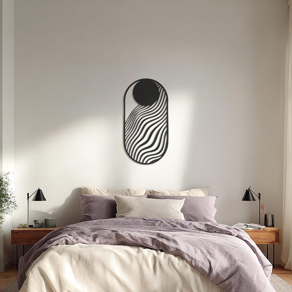 Geometric & Minimal metal wall art