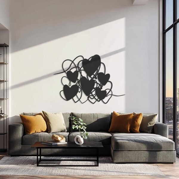 Heart Connection — metal wall art