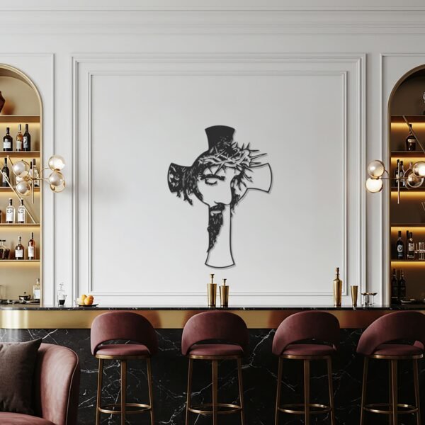 Jesus Cross — metal wall art