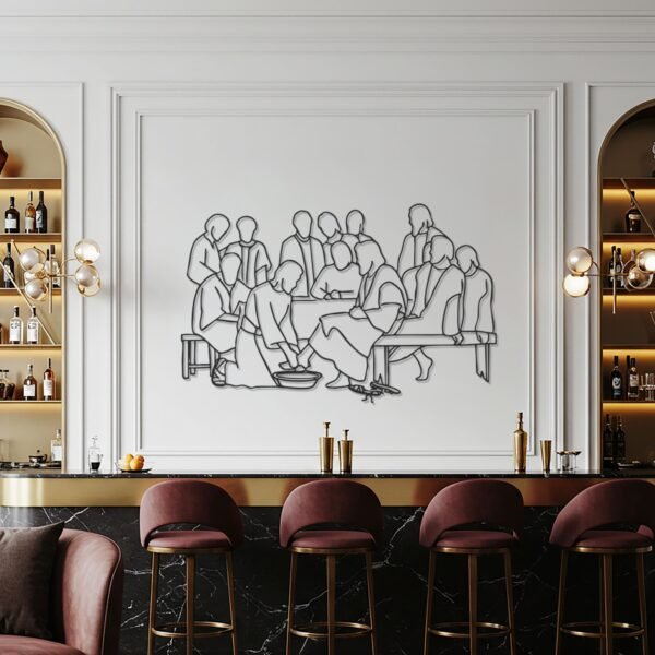 Last Supper Inspired — metal wall art