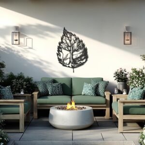 Leaf Tree — metal wall art