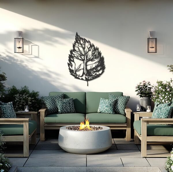 Leaf Tree — metal wall art