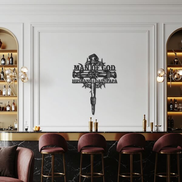 Man of God — metal wall art