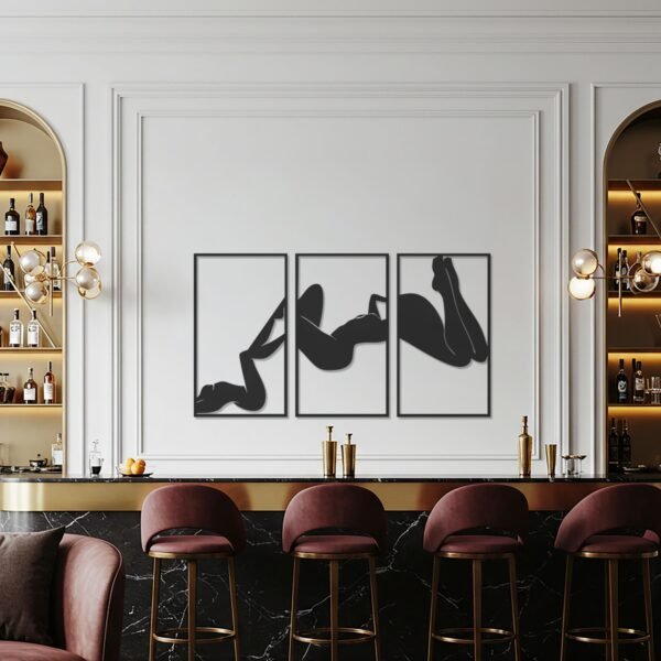 Modern Woman — metal wall art