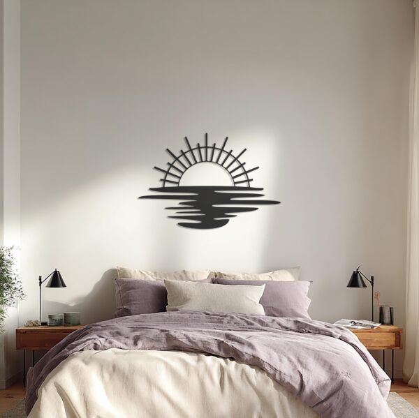 Sunset — metal wall art