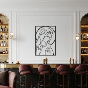 Virgin Mary — metal wall art